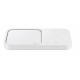 Samsung Wireless Charger Pad Duo White & Travel Charger