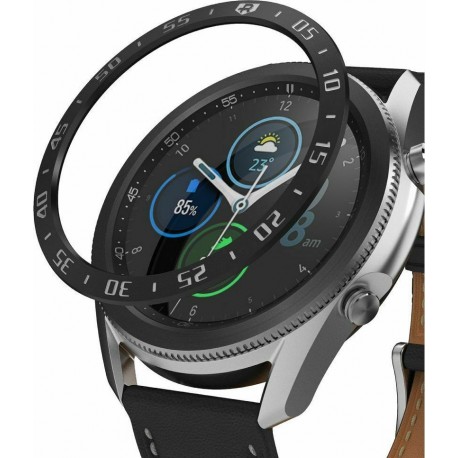 Ringke Stainless Bezel Ring for Galaxy Watch 3, 45mm - Black (GW3-45-03)