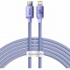 Baseus Crystal Shine Series Cable Type-C to Lightning 20W 2m Lilac
