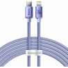 Baseus Crystal Shine Series Cable Type-C to Lightning 20W 2m Lilac