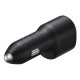 Samsung Car Charger Adaptor USB/Type-C 40W Black