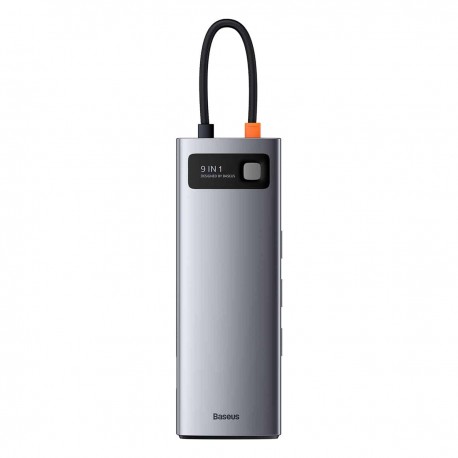 Baseus Multifunctional HUB Docking Station 9 in 1 Type-C Space Gray