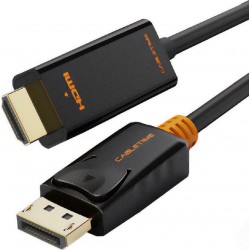 Cabletime Cable DisplayPort male - HDMI AV585 male 1080p 1.8m Black
