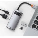 Baseus Multifunctional HUB Docking Station 5 in 1 Type-C Gray