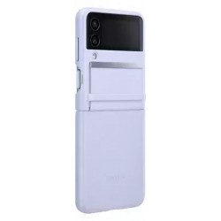 Samsung Leather Flap Cover Galaxy Z Flip4 Serenity Purple