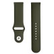 Vivid Universal Watch Strap Silicone 22mm Olive Green