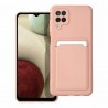 Forcell Card Back Cover Samsung Galaxy A12 - Pink