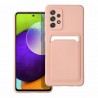 Forcell Card Back Cover Samsung Galaxy A52 / A52s - Pink