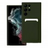 Forcell Card Back Cover Samsung Galaxy S22 Ultra - Green