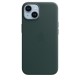 Apple Leather Case iPhone 14 with MagSafe Forest Green