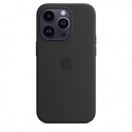Apple Silicone Case iPhone 14 Pro with MagSafe Midnight