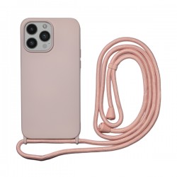 Vivid Silicone Cover Lace Apple iPhone 14 Pro Nude