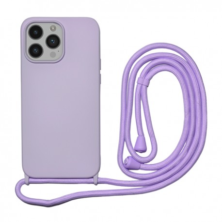 Vivid Silicone Cover Lace Apple iPhone 14 Pro Max Lilac