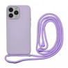 Vivid Silicone Cover Lace Apple iPhone 14 Pro Max Lilac