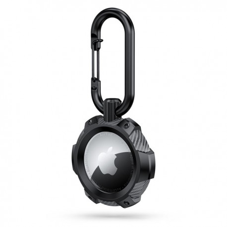 Tech-Protect Case TPU Carbon Apple Airtag Black