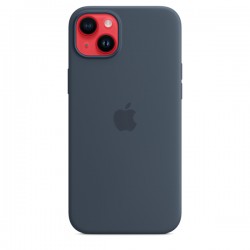 Apple Silicone Case iPhone 14 Plus with MagSafe Storm Blue