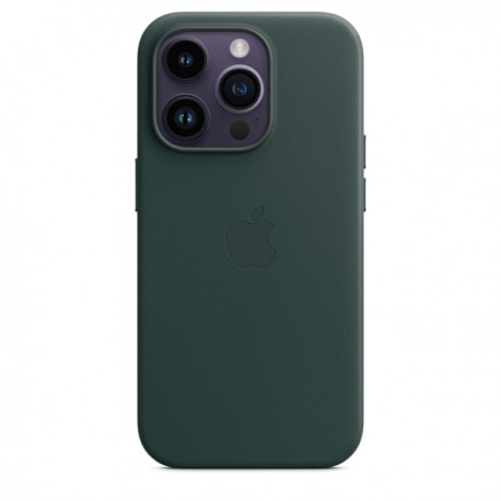 Apple Leather Case iPhone 14 Pro with MagSafe Forest Green