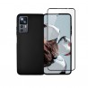 Vivid Set Silicone Case + Full Face Tempered Glass Xiaomi 12T/12T Pro Black