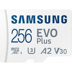 Samsung Evo Plus (2021) microSDXC 256GB Class 10 U3 V30 A2 UHS-I