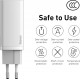 Baseus GaN2 Lite Quick Charger Type-C/USB 65W White