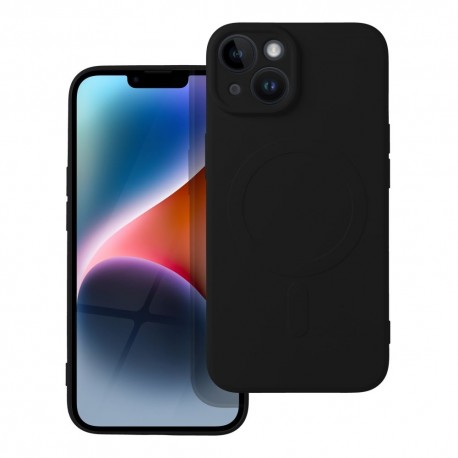 Silicone Mag Cover case iPhone 14 - Black
