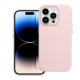 Leather Mag Cover Case iPhone 14 Pro - Sand Pink