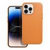 Leather Mag Cover Case iPhone 14 Pro Max - Orange