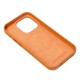 Leather Mag Cover Case iPhone 14 - Orange