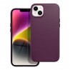 Leather Mag Cover Case iPhone 14 Plus - Dark Violet