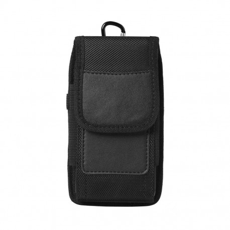 Vertical Belt Holster Oxford Pouch Model 4 Θήκη Ζώνης για Smatrtphone 17x9x3 cm - Black