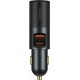 Baseus Car Charger Cigarette Lighter Expansion USB/Type-C PD+QC 120W Gray