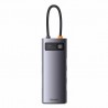 Baseus Multifunctional HUB Docking Station Metal Gleam Series 6 in 1 Type-C to USB3.0 Gray