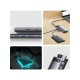 Baseus Multifunctional HUB Docking Station Metal Gleam Series 4 in 1 Type-C to USB 3.0 Gray