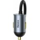 Baseus Car Charger Share Together 2xUSB/2xType-C 120W Gray
