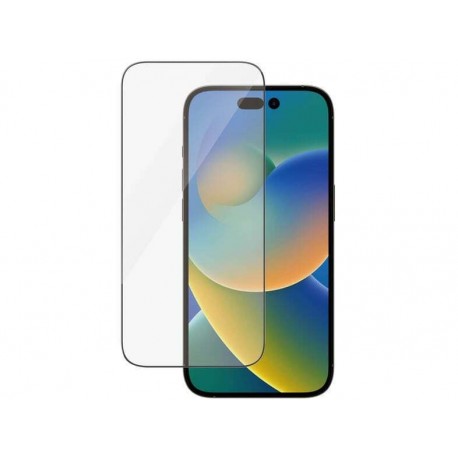PanzerGlass Apple iPhone 14 Pro Tempered Glass Ultra Wide Fit Antibacterial Black