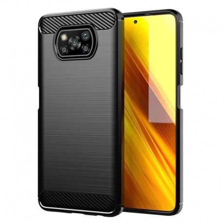 Carbon Case Xiaomi Poco X3 - Black