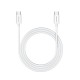 Riversong Cable Type-C to Type-C 3A 60W Lotus 08 1m White