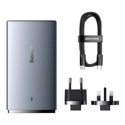 Baseus Travel Charger GaN5 Pro Type-C/USB 65W + Cable Type-C Black