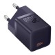 Baseus GaN5 Fast Charger 1C 30W EU Purple
