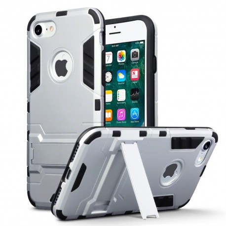Terrapin Ανθεκτική Θήκη με Stand iPhone 7 - Silver