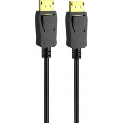 POWERTECH καλώδιο DisplayPort 1.2 CAB-DP045, 4K/60Hz, copper, 2m, μαύρο