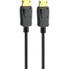 POWERTECH καλώδιο DisplayPort 1.2 CAB-DP045, 4K/60Hz, copper, 2m, μαύρο
