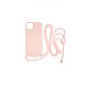 Vivid CrossBody Cover Apple iPhone 15 Plus Pink