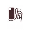 Vivid CrossBody Cover Apple iPhone 15 Plus Wine Red