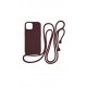 Vivid CrossBody Cover Apple iPhone 15 Wine Red
