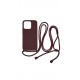 Vivid CrossBody Cover Apple iPhone 15 Pro Wine Red