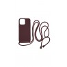 Vivid CrossBody Cover Apple iPhone 15 Pro Max Wine Red