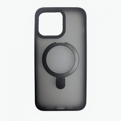 Vivid Magsafe Ring Stand Case Apple iPhone 15 Black