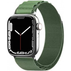 Techsuit Watchband W037 Nylon strap Apple Watch Ultra2/Ultra1/SE/9/8/7/6/5/4 (49/45/44mm) - Army Green