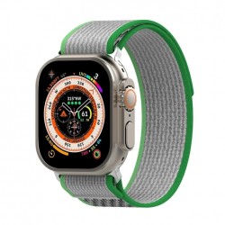 Techsuit Watchband W039 Nylon Apple Watch Ultra/SE/8/7/6/5/4 (49/45/44/42mm) - Green / Green